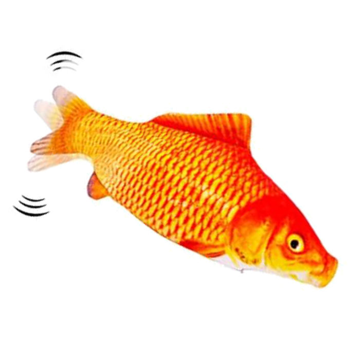 Rechargeable moving goldfish toy